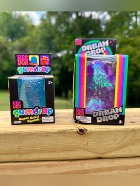 Needoh Dream Drop and Gumdrop SET - New Authentic Nee Doh Schylling Squish Toys